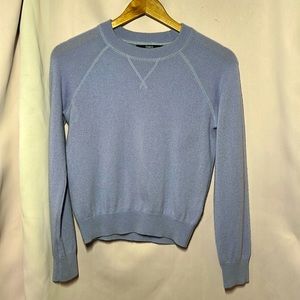 Quince Cashmere Sweater. Periwinkle